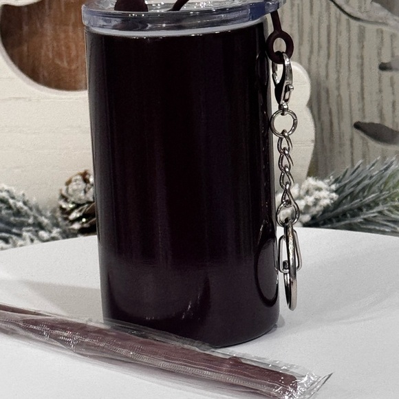 CUSTOM ENGRAVED Mini skinny 3 ounce shot glass/BAG CHARM - Picture 4 of 10